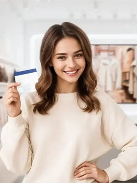 Оплачивайте покупки картой и получайте скидки!